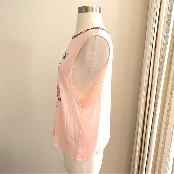 DISNEY Cinderella Pink Floral Graphic Split Back - Picture 3 of 7